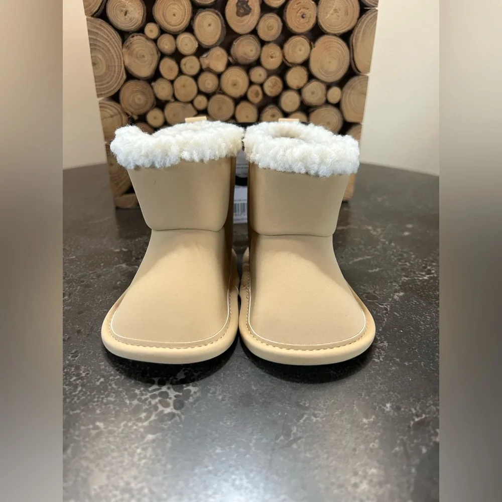 Carter's | Child of Mine Infant Girl Tan Faux Fur Boots